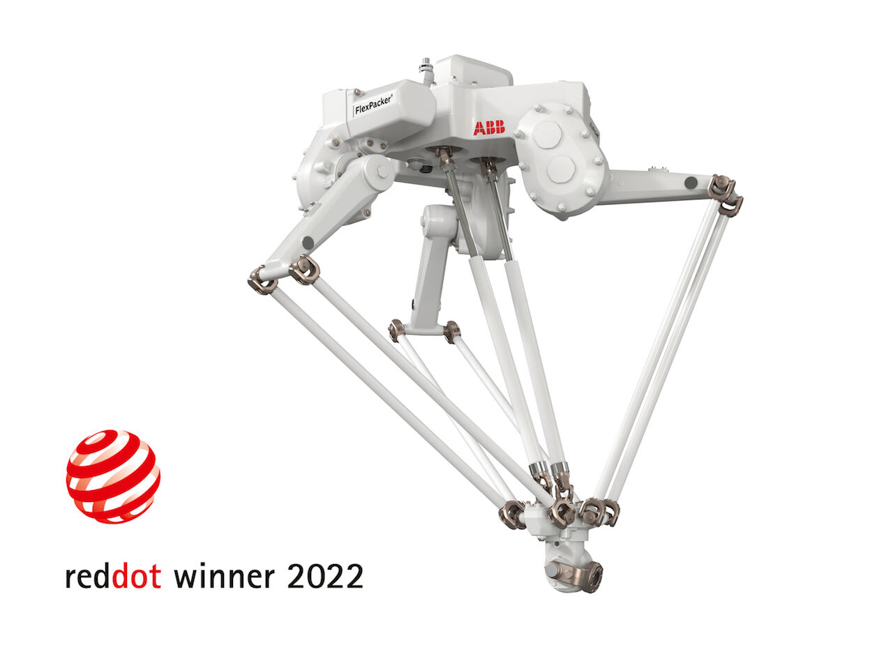 ABB wins Red Dot award for FlexPacker industrial Delta robot