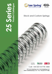 Catalogue from Lee Spring has over 25,000 spring options - Design Solutions